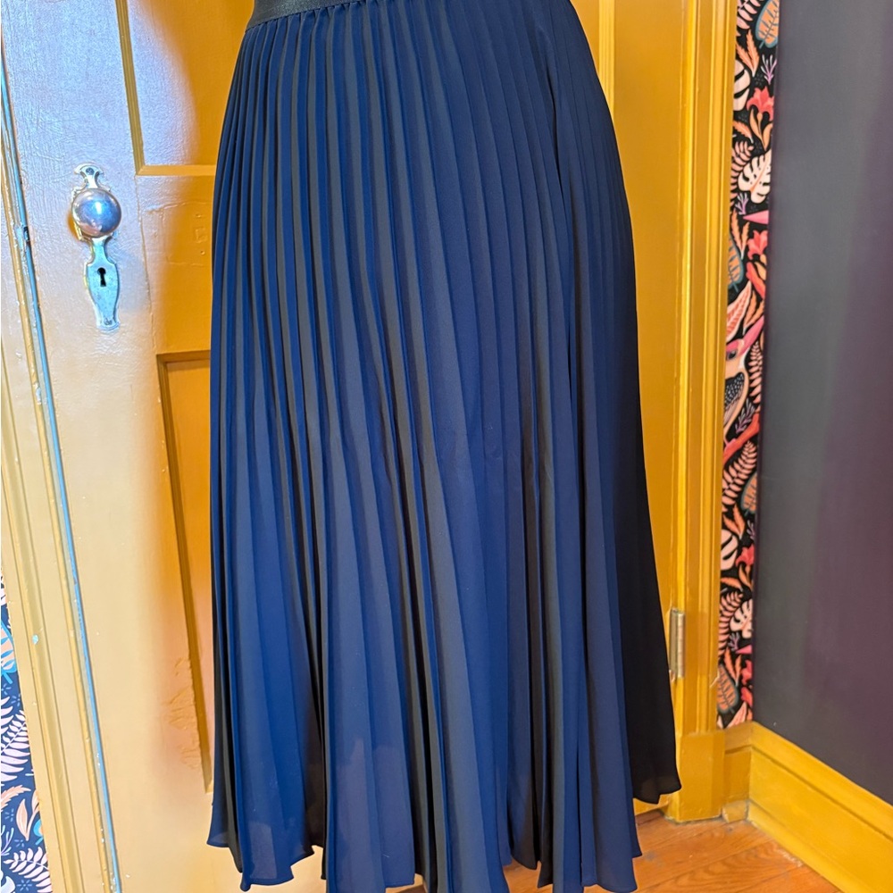 Express Black Pleated Skirt Size L